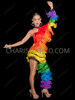 Rainbow Pride Asymmetric One-Leg Fringe Jumpsuit Pants