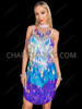 Holographic Mermaid Teardrop Sequin Drag Dress