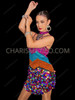 Bold Multicolor Sequin Show-Stopping Drag Queen Dress