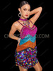 Bold Multicolor Sequin Show-Stopping Drag Queen Dress