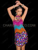 Bold Multicolor Sequin Show-Stopping Drag Queen Dress