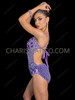 Lavender Sparkle Mirror Sequin Cutout Dance Leotard