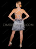 Sparkling New Year Silver Tinsel Fringe Sequin Dress