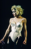Nude Madonna-Inspired Iconic Cone Bra Bodysuit