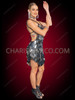 Silver Glam Showgirl Oversized Sequin Dance Dress