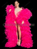 Hot Pink  Extravaganza Drag Queen Cabaret XXL Tulle Ruffle Boa