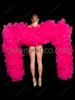 Hot Pink  Extravaganza Drag Queen Cabaret XXL Tulle Ruffle Boa