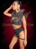 Space Galaxy Holographic Shoulder Bolero & Crystal Bra Set