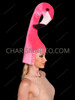Tall Pink Flamingo Showgirl Headdress