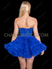 Royal Blue Sequin Corset & Tulle Bubble Skirt Set