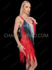 Firework Glam Beaded Fringe Independence Dance Dress