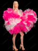 Neon Pink & Light Pink Extravaganza Drag Cabaret XXL Ruffle Boa