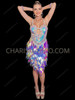 Supernova Iridescent Mermaid Paillette Sequin Dance Dress