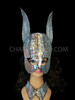 Disco Fancy Silver Mirror Covered Cat Woman Style Half Halloween Mask