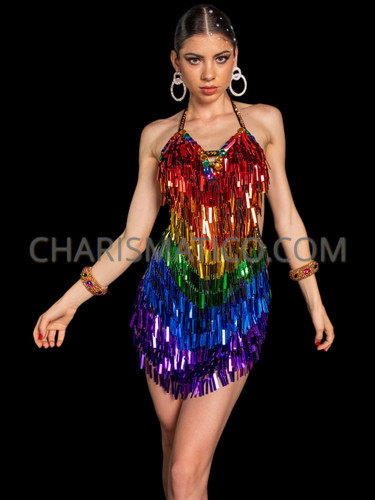 strapless open back dress Vibrant Ankara Print Half-Sleeve Dress for Women – African Fashion Wedding  & Party Wear main image 1