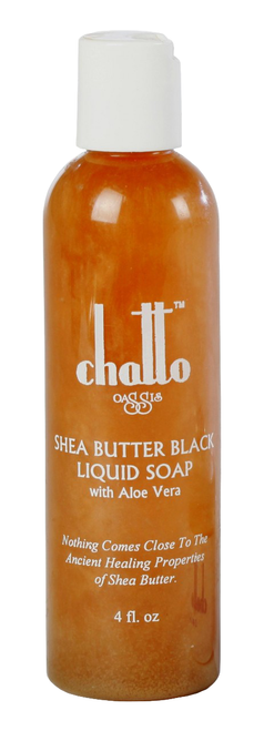 Shea Butter Black Liquid Soap with Aloe Vera, 4fl.oz