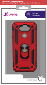 Lg K51 MM Rugged Case Ring stand  Red