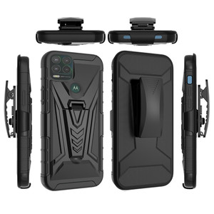 Moto G Stylus 2021 Robot Iron Case Black