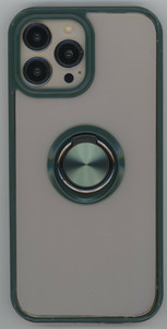 Iphone 13 Pro MM Clear Magnet Ring Stand Army Green