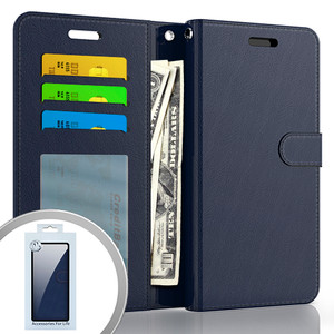 Samsung A03S MM Folio Wallet Case Blue