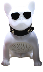 Portable Small Bulldog Speaker MD565 White