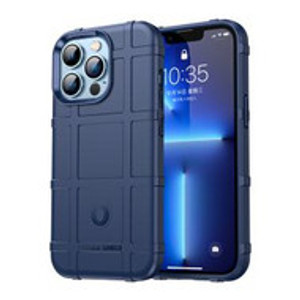 iPhone 14 Pro Max Rugged Shield Thick TPU Case Blue