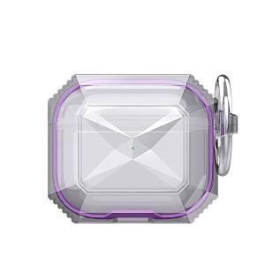 AirPods 3 Transparent with Colored Edge Case Purple