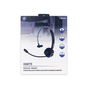 Uplus IGNITE Adjustable Wireless Headset Black