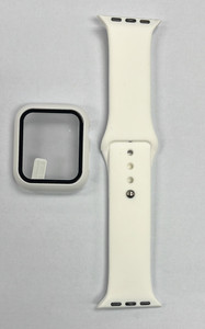 Apple Watch 41mm Case With Silicone Band White