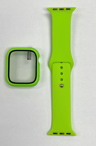 Apple Watch 41mm Case With Silicone Band Green