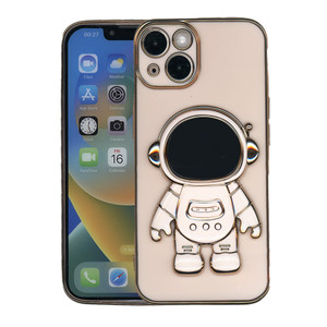 iPhone 14 Pro Max Spaceman Case Rose Gold