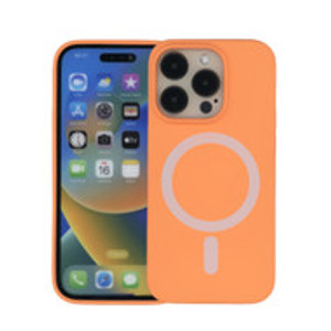 iPhone 15 Pro Silicon Mag Orange