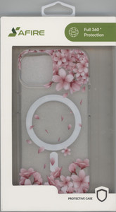 iPhone 15 Pro IMD Design Magsafe Pink Flower