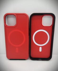 iPhone 15 Pro Max Mag Armor Case Red