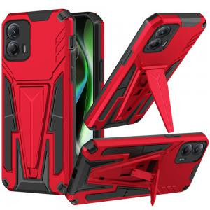 MOTO G 5G 2023 Alien Design Kickstand Magnetic Hybrid Case  Red