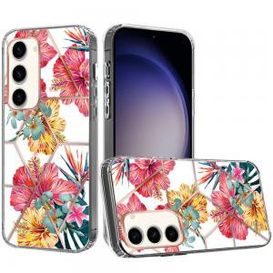 Samsung Galaxy s24 ART IMD Chrome Beautiful Design Case Floral A