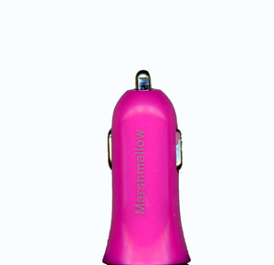 Car Charger USB Adapter 1.2A Pink