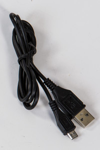 Micro Round USB Cable Black