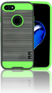 iPhone SE 2022/SE2020/8/7 MM Slim Dura Metal Finish Grey & Lime Green