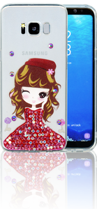 Samsung Galaxy S8 MM Electroplated Bling Girl 3
