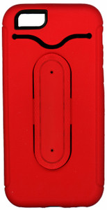 iphone 6/6S Snap Tail Hybrid Case With Kickstand Red