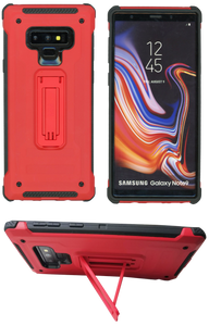 Samsung Galaxy Note 9 MM Opal Kickstand Red(Full Covered Tempered Glass Included)