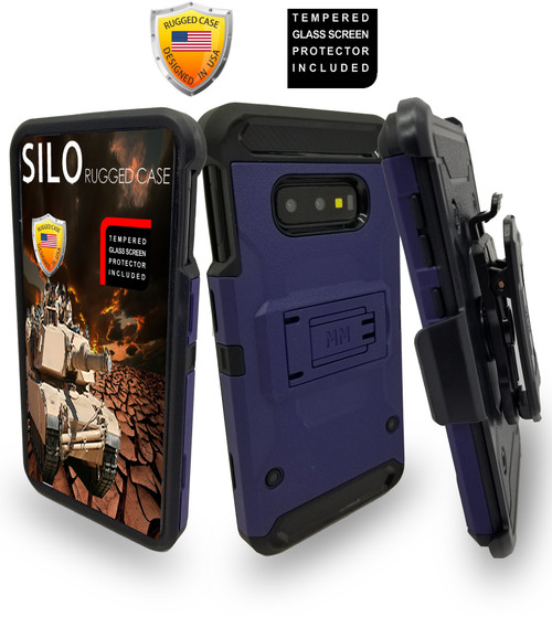 Samsung Galaxy S10e MM Silo Rugged Case Navy