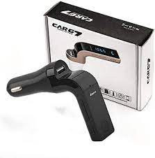 Carg7 Car Bluetooth FM Transmitter Black