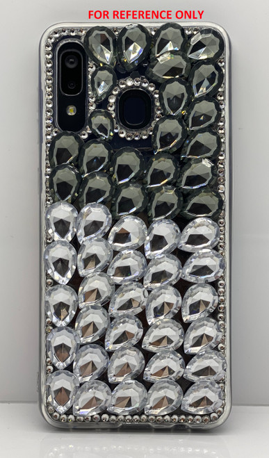 Iphone 8 Plus/ 7Plus  3D Bling Black & Silver