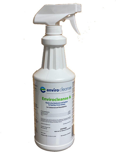 Envirocleanse A Disinfectant and sanitizer spray