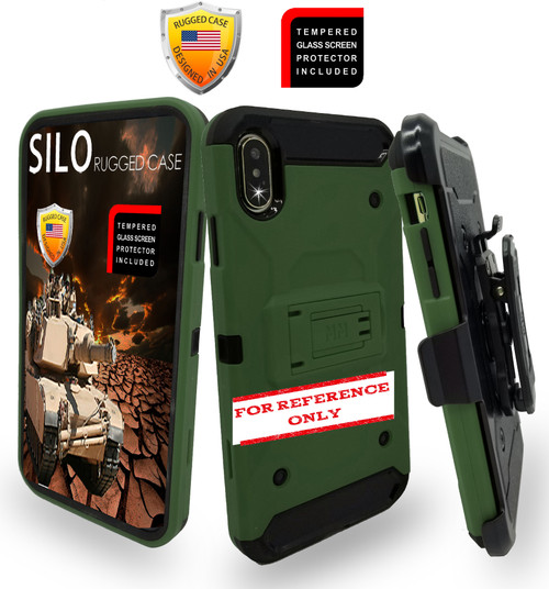 Samsung A21 MM Silo Rugged Case Army Green