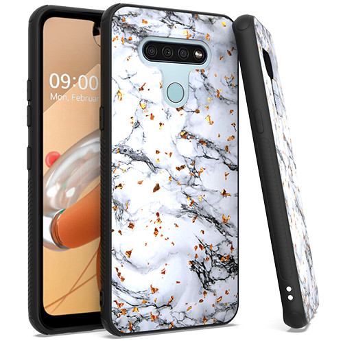 Lg K51 MM Marble Chrome White