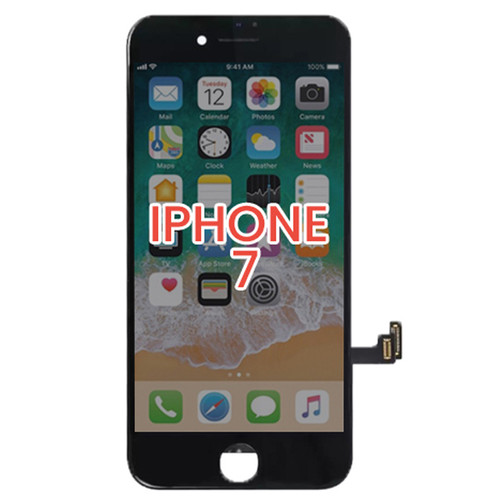 iPhone 7 LCD with Touch And Back Plate Black