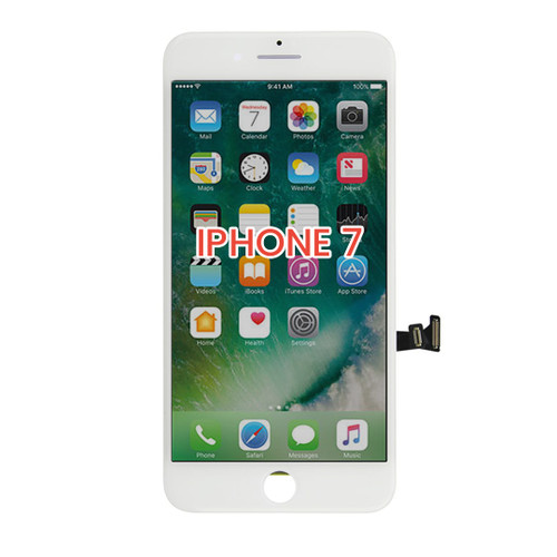 iPhone 7 LCD with Touch And Back Plate White